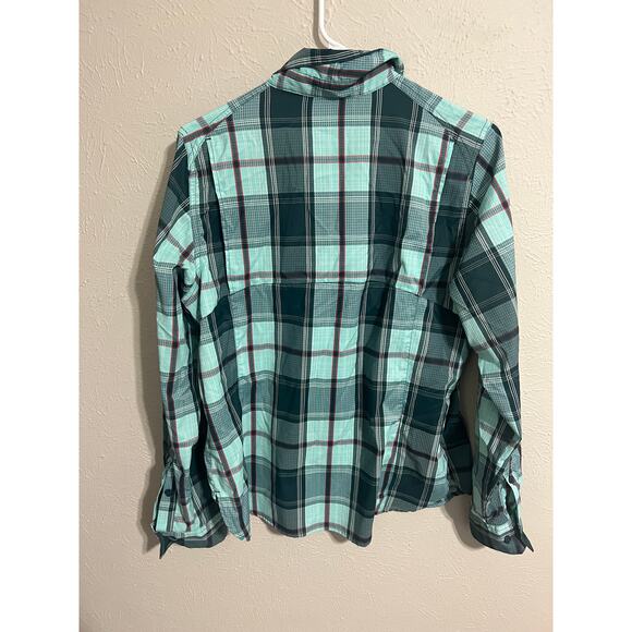 Columbia Plaid Button Down Large - Picture 2 of 4